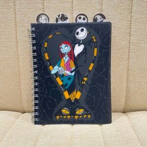 NEW Disney Nightmare Before Christmas‎ Jack Sally Spiral Notebook with Dividers
